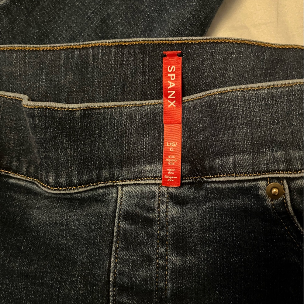 SPANX  Petite Women's Skinny Jeans - Dark Blue